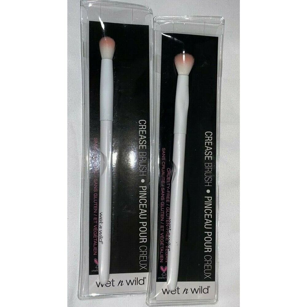Wet N Wild Crease Brush Cruelty Free Vegan Set of 2